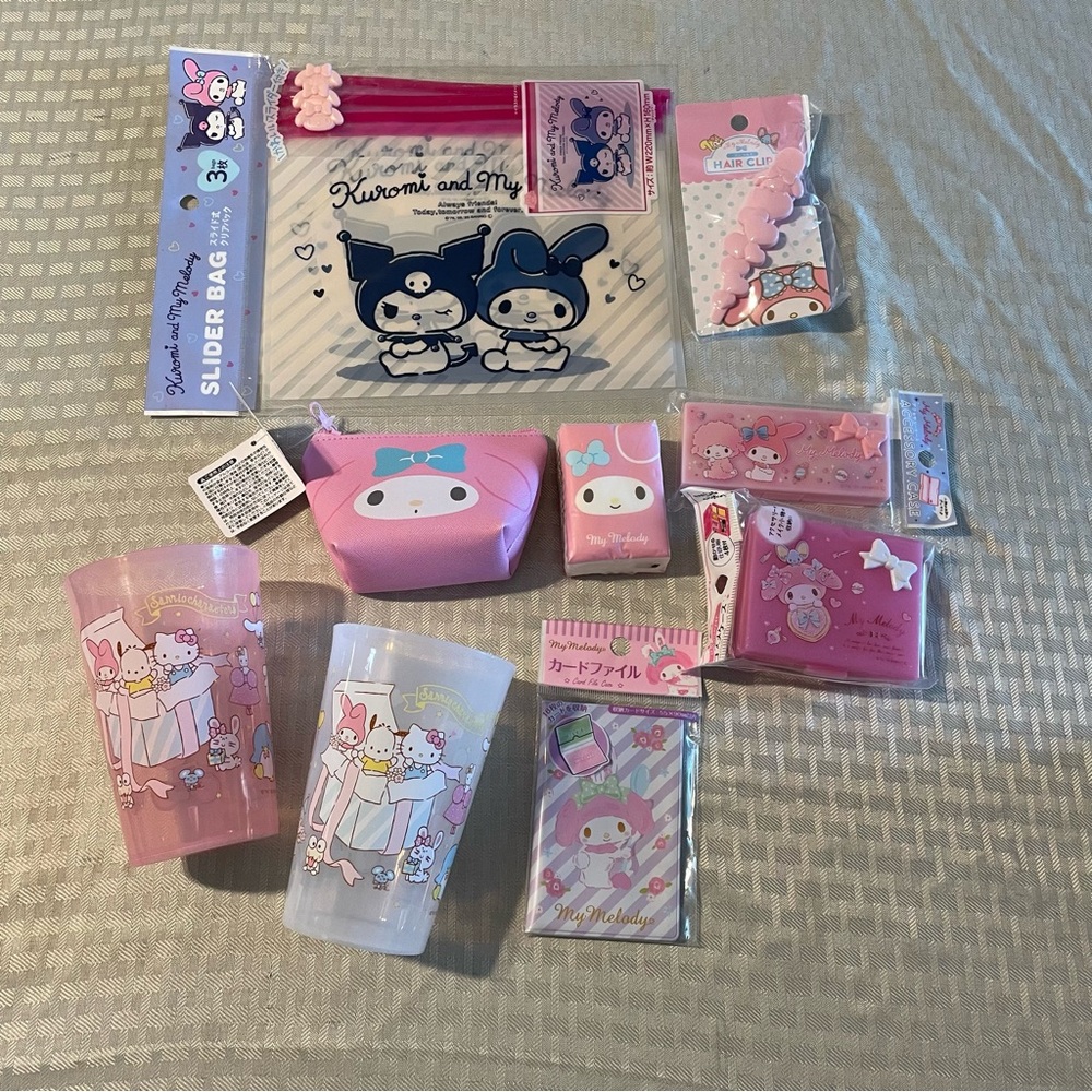 Sanrio Character Stationery and Accessories Set
